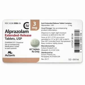 Alprazolam XR 3 mg