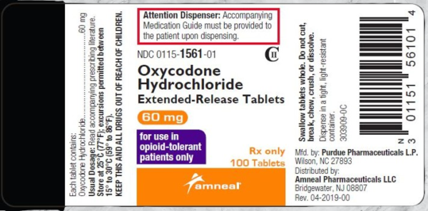 Oxycodone 60 mg - Image 2