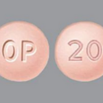 Closeup Image of Oxycontin 20mg tablet